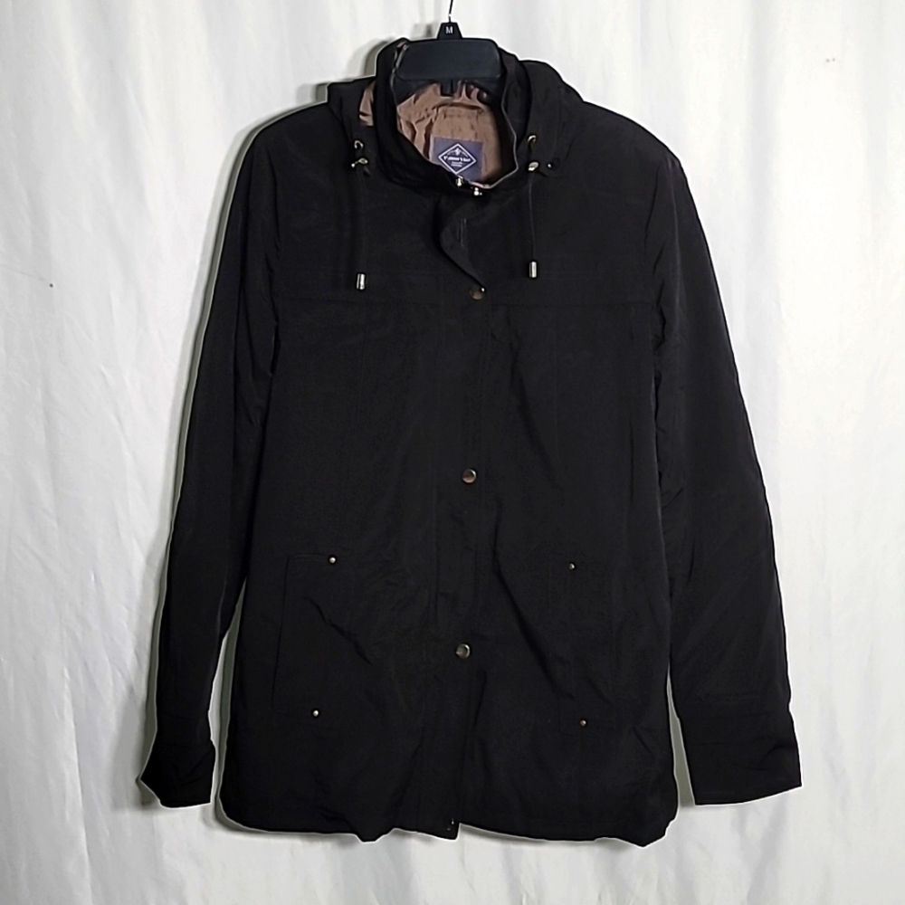 st johns bay Windbreaker Jacket Women's  Water Resistant